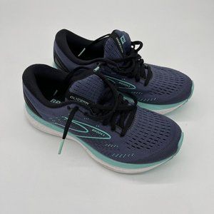 Brooks Glycerin 19 Running Shoes Women's Nightshadow Black Blue Sz 8 B Like New